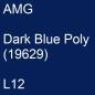 Preview: AMG, Dark Blue Poly (19629), L12.